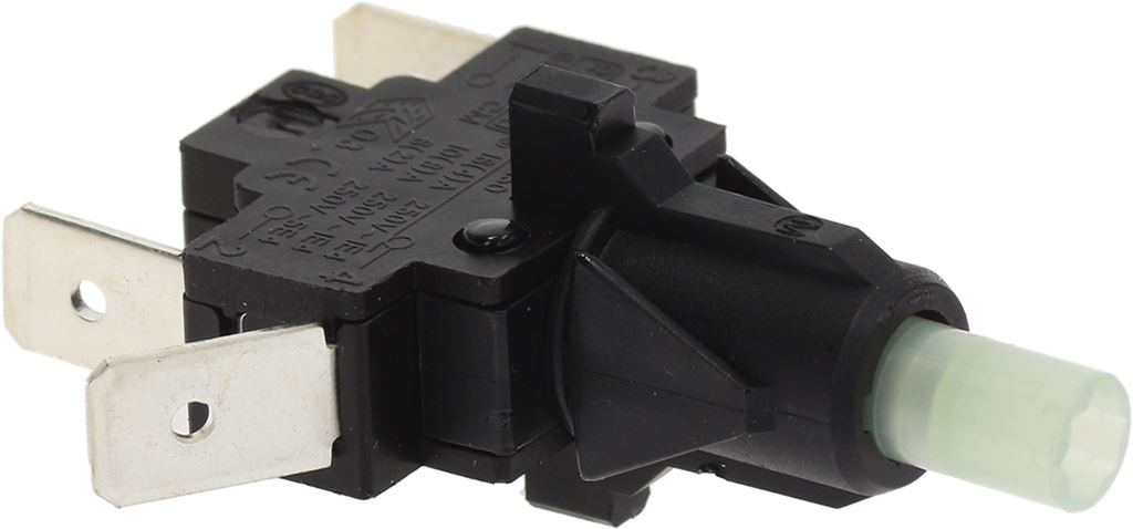 Nyomógomb changeover . 1-pólus