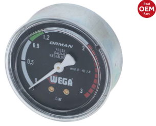 Gyári Wega manométer 0-3 bar